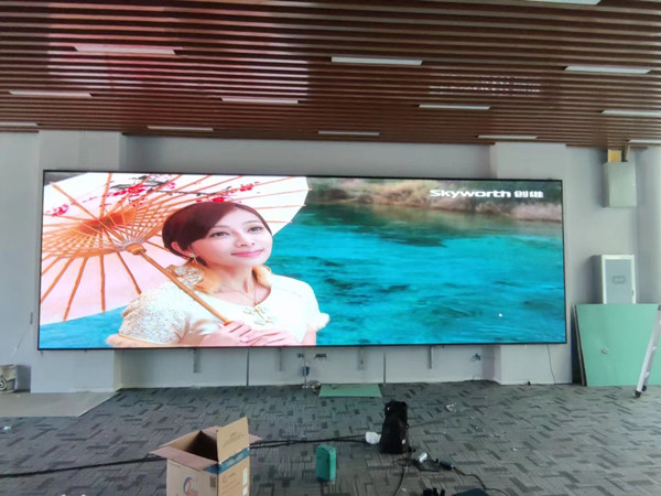 肃南P1.53led小间距屏安装案例